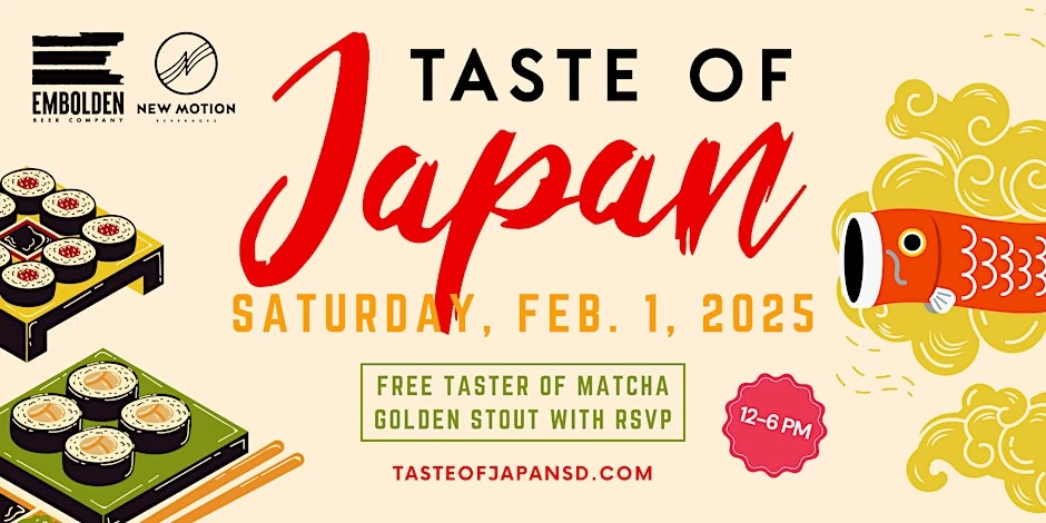 2025 Taste of Japan San Diego Event (Japanese Street Food, Drinks, & Desserts by Taste of Japan and Matcha Cafe Maiko) 2 Days