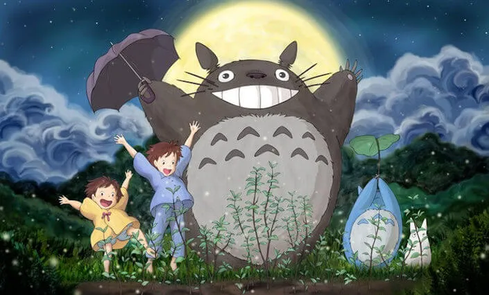 Midnight Miyazaki: My Neighbor Totoro (となりのトトロ) - Satsuki and Mei Discover the Surrounding Forests are Home to a Family of Totoros | Japanese-City.com