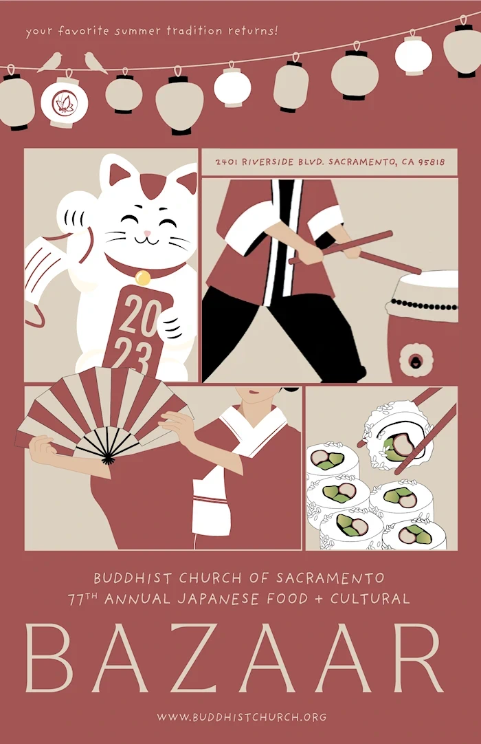 2024 - 78th Annual Japanese Food & Cultural Bazaar Event (Japanese Food) Buddhist Church of Sacramento | Japanese-City.com