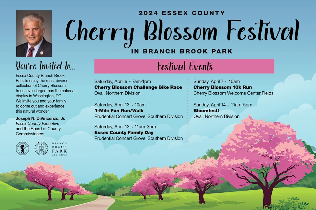 2024 Annual Essex County Cherry Blossom Festival in Branch Brook