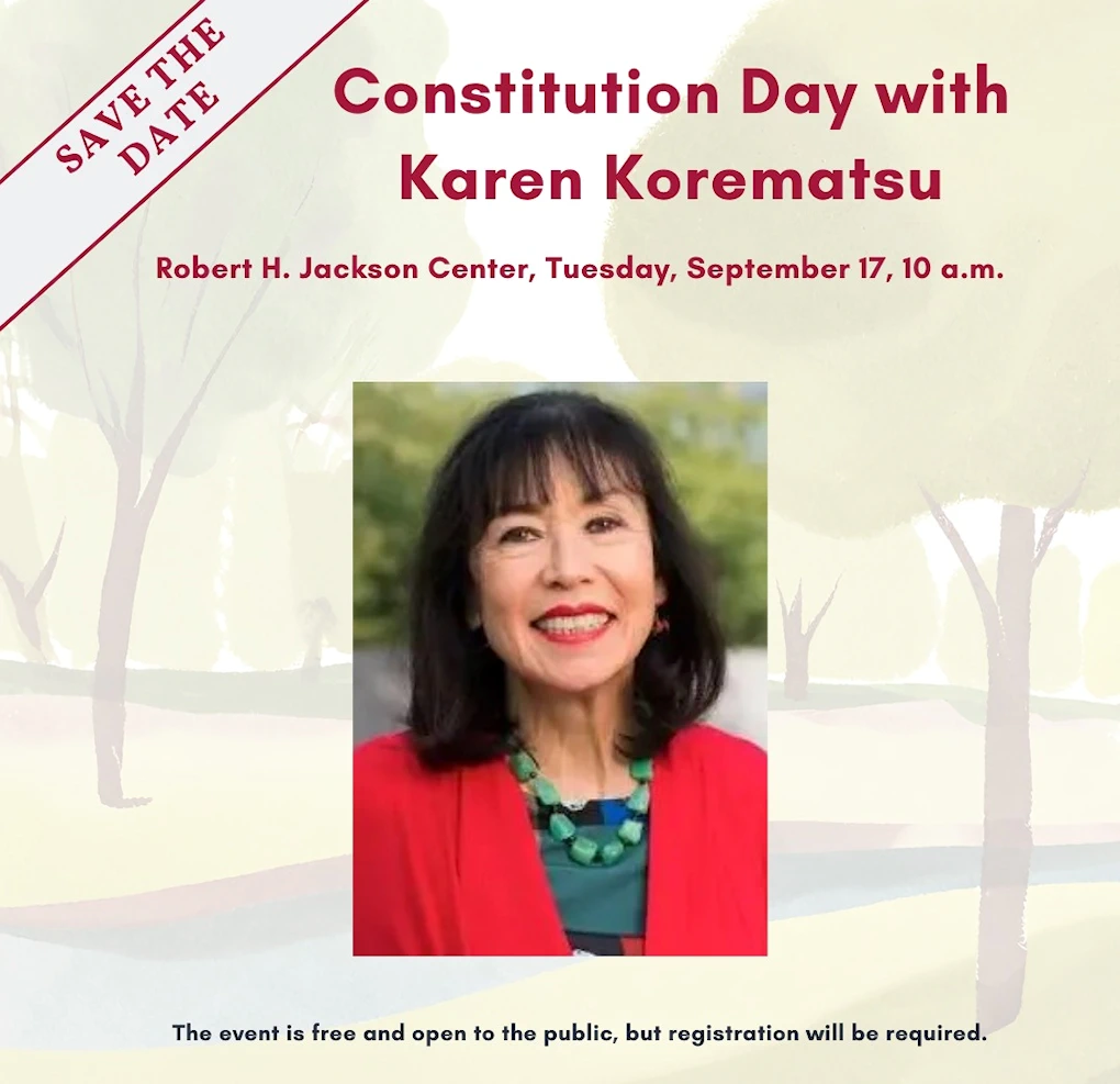 2024 Annual Constitution Day Observances: Dr. Karen Korematsu Speaker at the Robert H. Jackson Center 