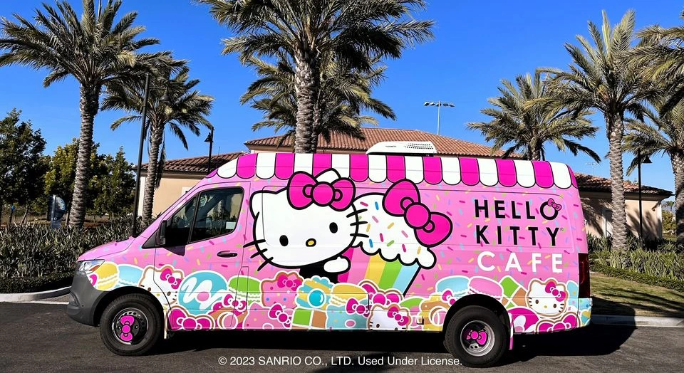 2024 Hello Kitty Cafe Truck West, Tacoma Mall, WA Appearance (Pick-Up Some Supercute Treats and Merch) 