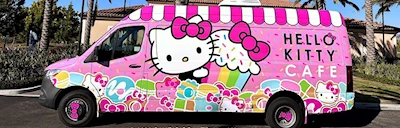 2024 Hello Kitty Cafe Truck West, Tacoma Mall, WA Appearance (Pick-Up Some Supercute Treats and Merch) 