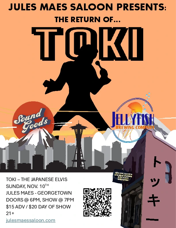 2024 Toki: The Japanese Elvis at Jules Maes Saloon