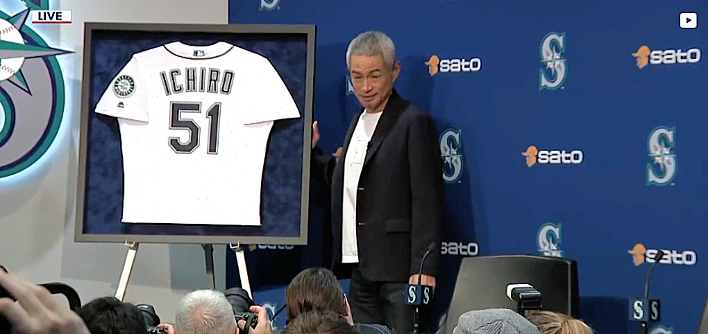 2025 Seattle Mariners to Retire Ichiro Suzuki's No. 51 Jersey on August 9th - First Japanese Born Player in the Hall of Fame (Video) | Japanese-City.com