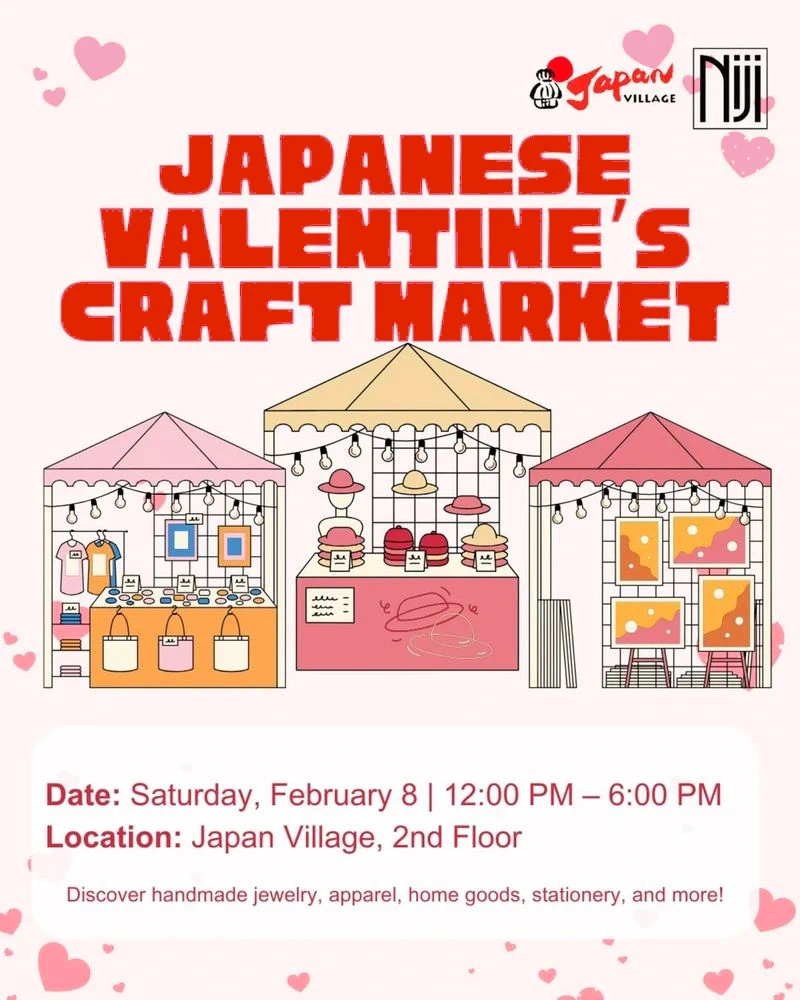 2025 Japanese Valentine's Craft Market: Celebrate Love with Unique Handmade Gifts from 15+ Japanese Craft Vendors!